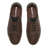 SENECA BAY LOW LACE UP SNEAKER DARK BROWN FULL GRAIN - Runner