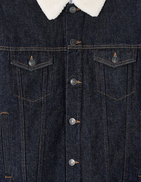 Sherpa - Lined Denim Jacket - Runner