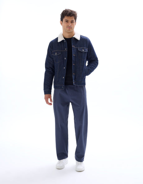 Sherpa - Lined Denim Jacket - Runner