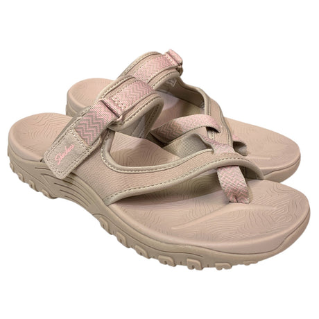 SKECHERS Adventure Women's Reggae Hook & Loop Strap Slide Sandal SLW42 - Runner