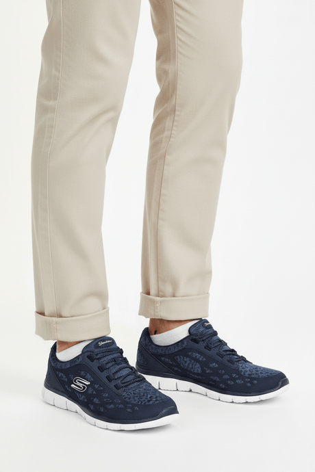 Skechers Blue Light Track Gratis Trainers-23361-NVY- SKW88 - Runner