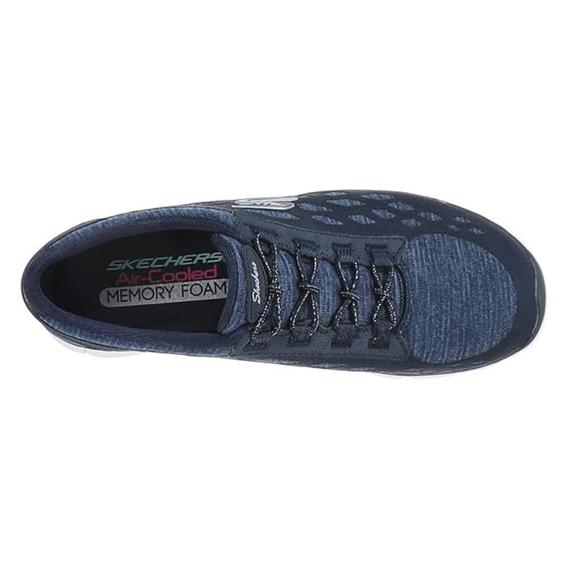 Skechers Blue Light Track Gratis Trainers - 23361 - NVY - SKW88 - Runner