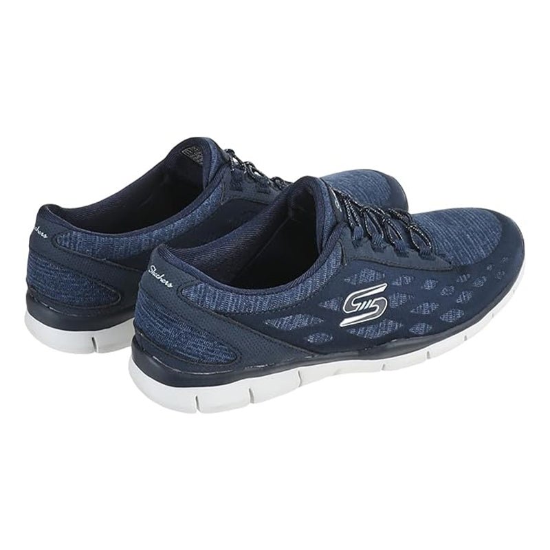 Skechers Blue Light Track Gratis Trainers - 23361 - NVY - SKW88 - Runner