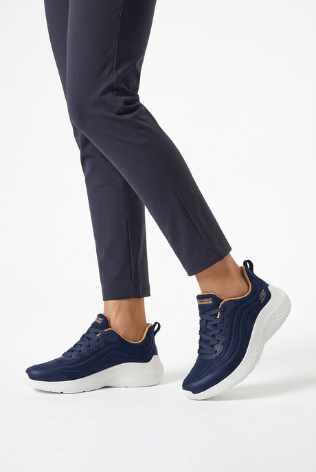 SKECHERS Bobs Squad Waves Lifestyle Shoes 118225-NVY skm194 - Runner