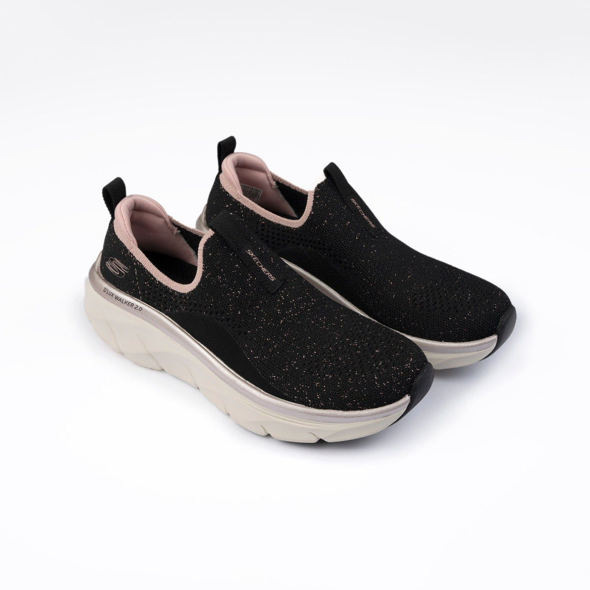 SKECHERS D'LUX WALKER 2.0 SPARKLE FOREVER 150098/BKRG SKW211 - Runner