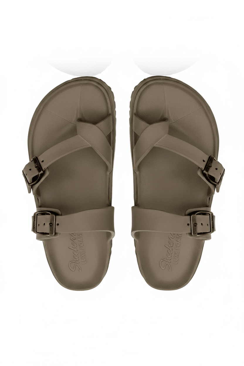 SKECHERS Foamies Cali Breeze 2.0 Carefree Sandals Taupe SLW73 - Runner