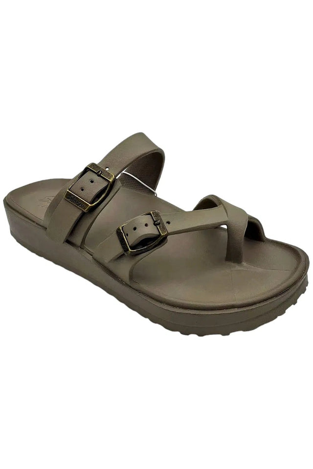 SKECHERS Foamies Cali Breeze 2.0 Carefree Sandals Taupe SLW73 - Runner