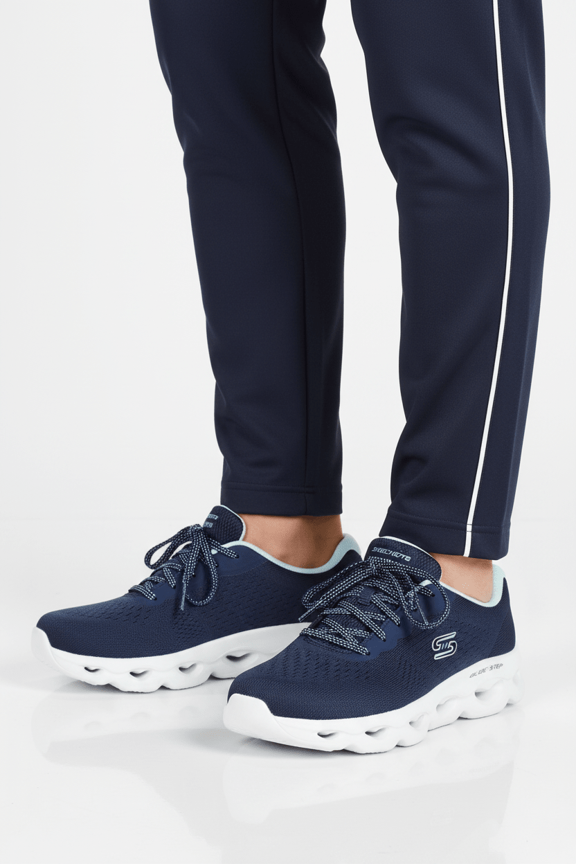 SKECHERS Glide-Step Allure Air Cooled Memory Foam Sneakers 104304-NVTQ SKW149 - Runner