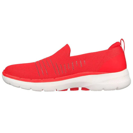 SKECHERS GO WALK 6 WOMEN SHOES 124540 - RED SKW138 - Runner