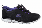 SKECHERS Gratis Be Magnificent black/purple by Skechers SKW76 - Runner