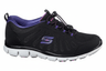 SKECHERS Gratis Be Magnificent black/purple by Skechers SKW76 - Runner