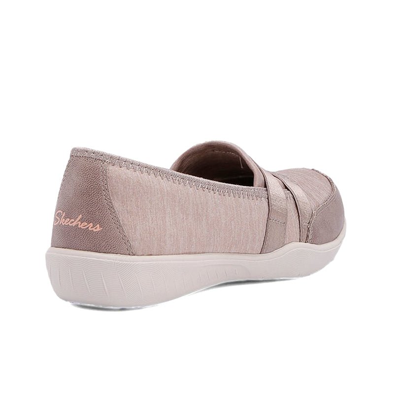 Skechers Newbury Round Toe Stylish Ballerinas - Taupe - 27014 - CCL - SKW89 - Runner