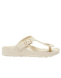 SKECHERS Sculpted - Accent Flatform Thong Sandals - Chalk SLW9 - Runner
