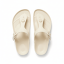 SKECHERS Sculpted-Accent Flatform Thong Sandals - Chalk SLW9 - Runner