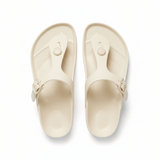 SKECHERS Sculpted-Accent Flatform Thong Sandals - Chalk SLW9 - Runner