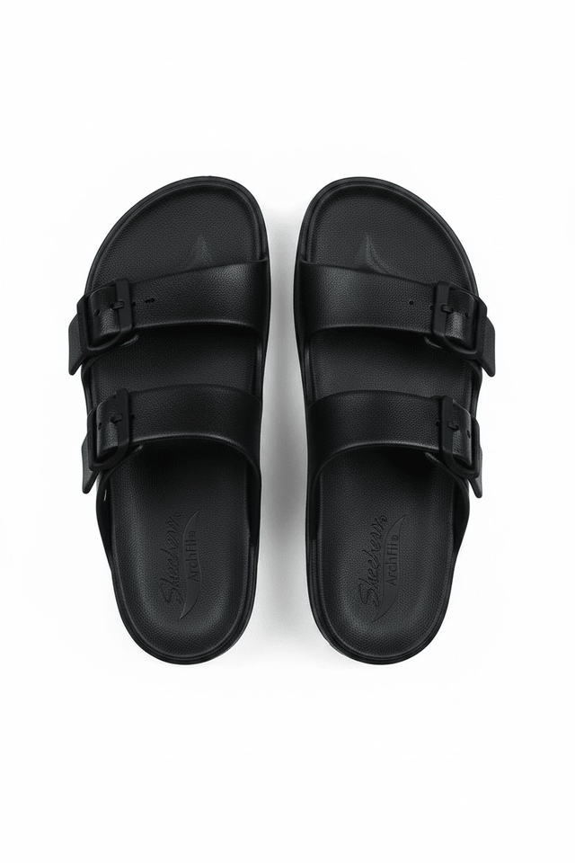 Skechers womens ARCH FIT Sandal - BLK SLM32 - Runner