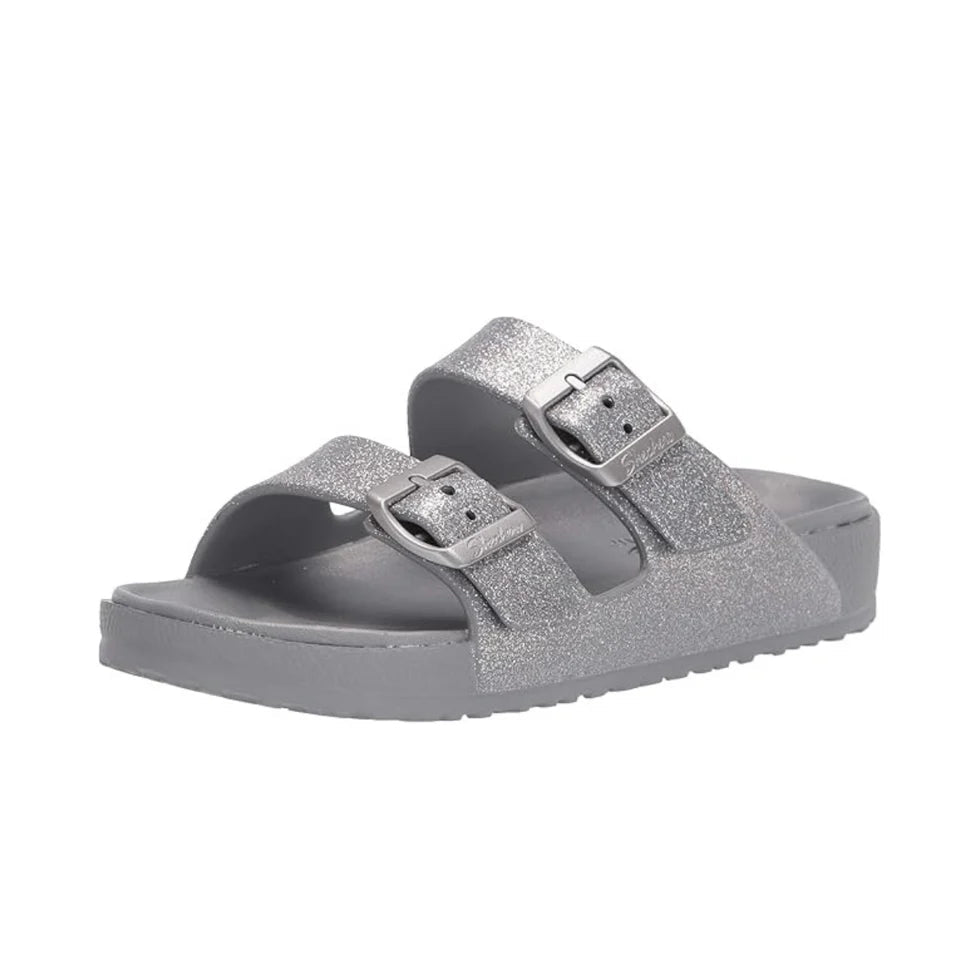 SKECHERS Women's Luxe fomam Shimmering Sandals SLW114 - Runner