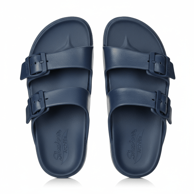 SKECHERS women's Slide Sandal Slide Sandal SLW47 - Runner