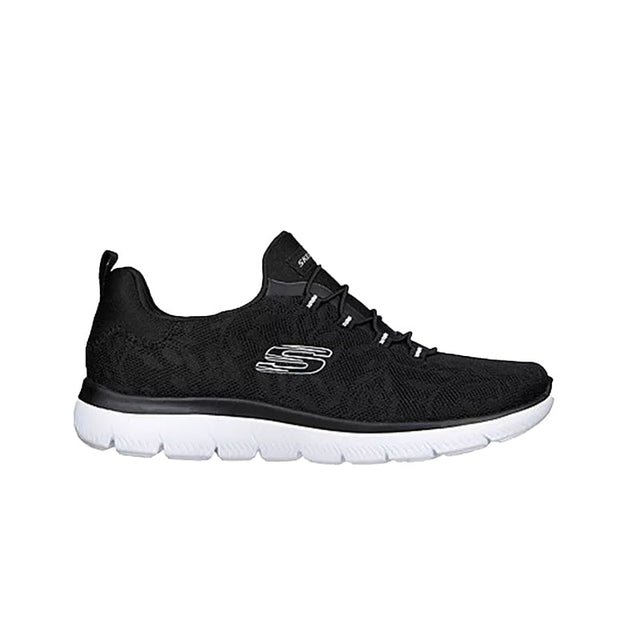 SKECHERS Women's Summits Slip - On Lace - Up Trainers - 149936 - BKW SKW56 - Runner