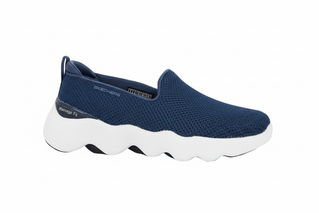 SKECHERSGO WALK MASSAGE FIT Mesh Detail Slip - On Shoes 124908 - NVY SKW139 - Runner