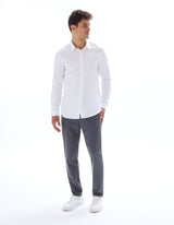 Slim Fit Dobby Shirt - Runner
