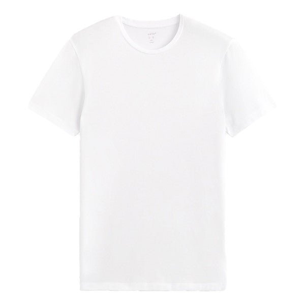 Slim Round - Neck T-Shirt In Stretch Cotton - Runner