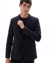 Slim Stretch Textured Blazer - Runner