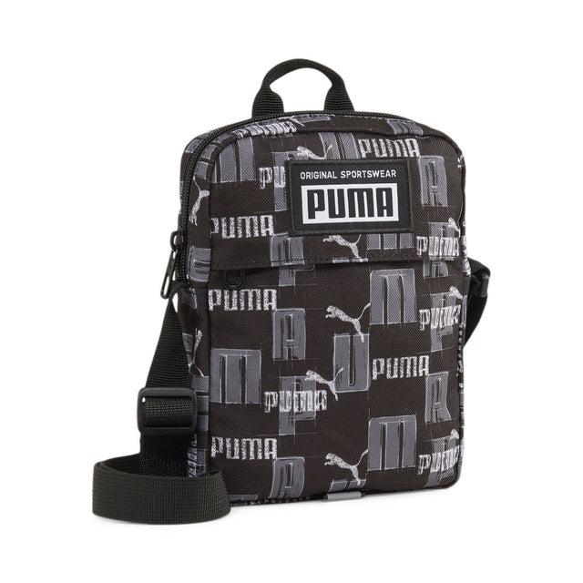 Small Men's Side Bag with Two Zippers - Runner