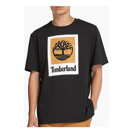 STACK LOGO Colored Short Sleeve Tee Black - Runner