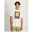 STACK LOGO Colored Short Sleeve Tee White - Runner