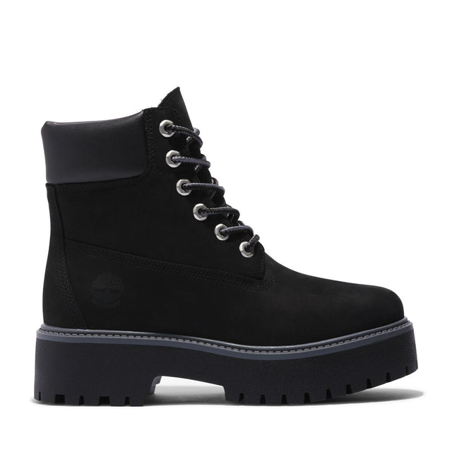 Stone Street 6 Inch Lace Up Waterproof Boot Jet - Runner