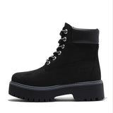 Stone Street 6 Inch Lace Up Waterproof Boot Jet - Runner