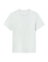 Straight Round Neck T-Shirt 100% Cotton - Light Blue - Runner