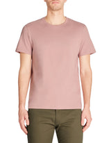Straight Round Neck T-Shirt 100% Cotton - Purple - Runner