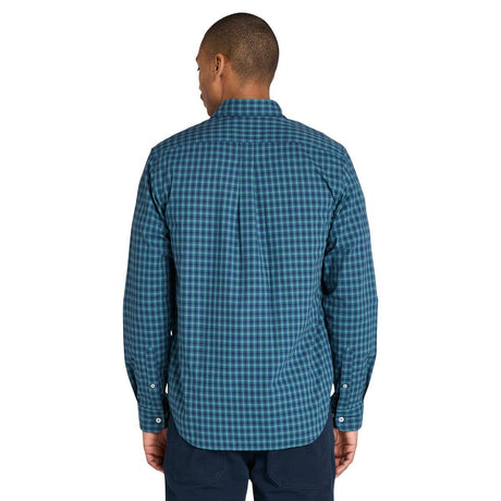 Stretch Poplin Gingham Shirt - Runner