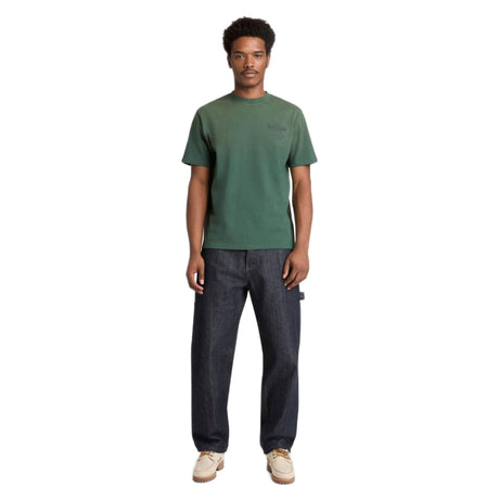 Sunfaded Back Tree Logo Graphic Hw Tee - Runner