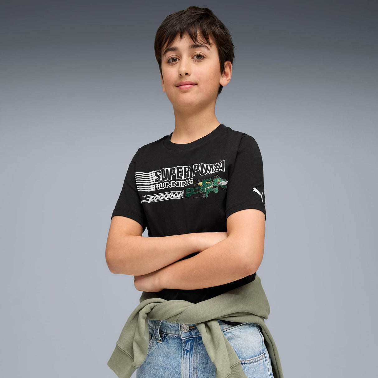 Super PUMA Graphic T-shirt Youth - Runner