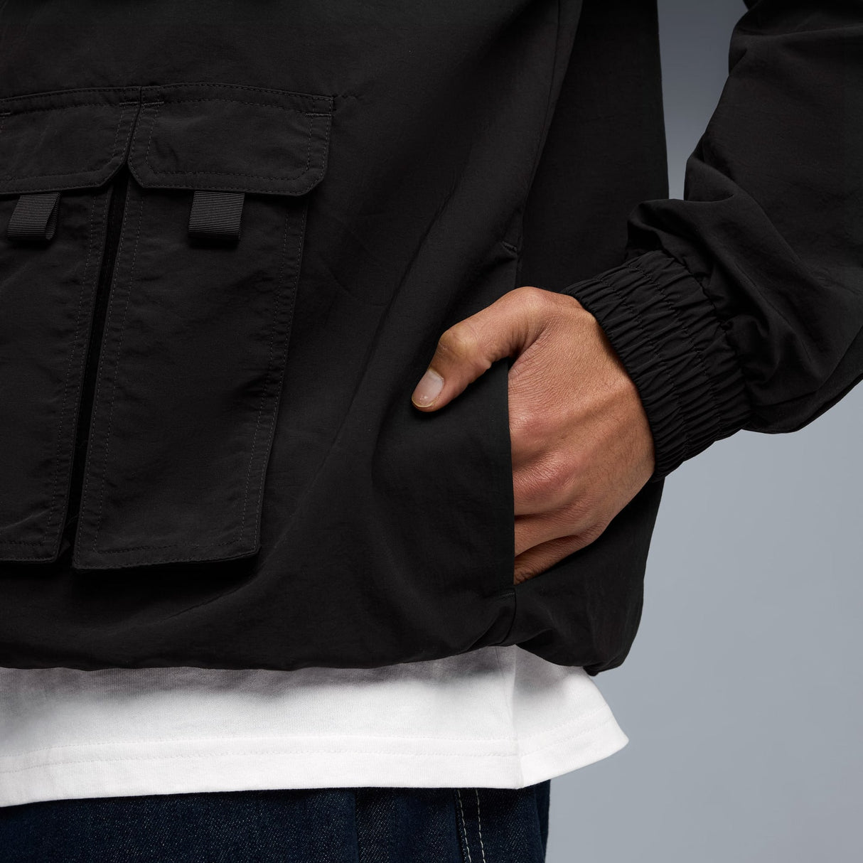 T7 Cargo Relaxed Track Jacket Men - Runner