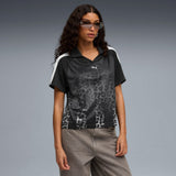 T7 Leo Luxe Relaxed Football Jersey Women - Runner
