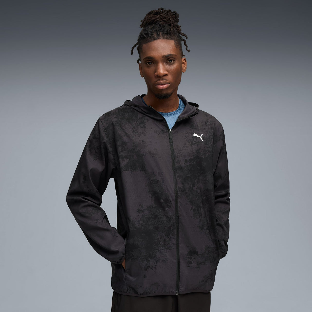 TAD ESSENTIALS AOP Woven Jacket Men - Runner