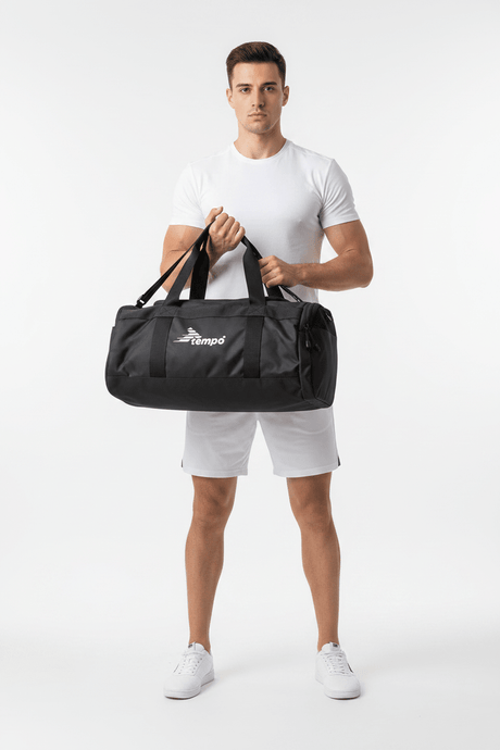 TEMPO ESSENTIALS DUFFLE BAG BLACK - Runner