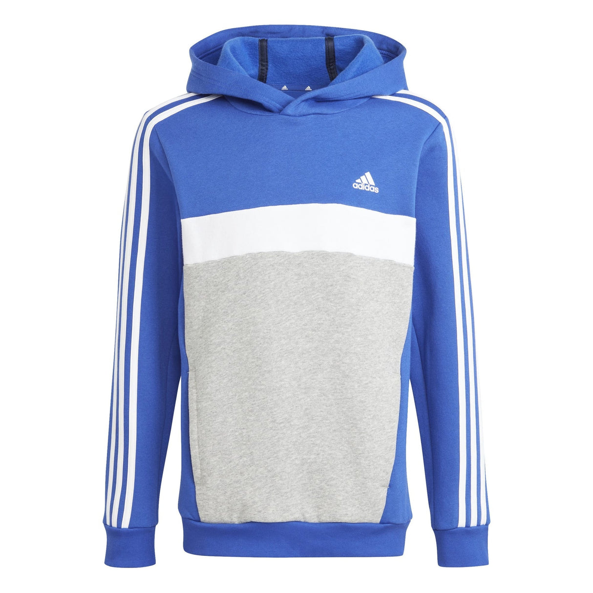 Tiberio 3 - Stripes Colorblock Fleece Hoodie Kids - Runner