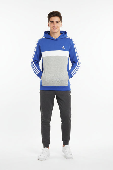 Tiberio 3 - Stripes Colorblock Fleece Hoodie Kids - Runner