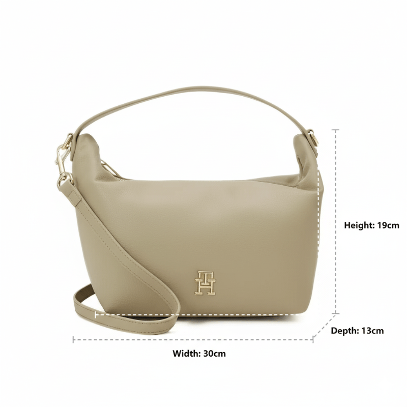 Tommy Hilfiger Boressta TH - ShoulderBag - Beige - TB47 - Runner