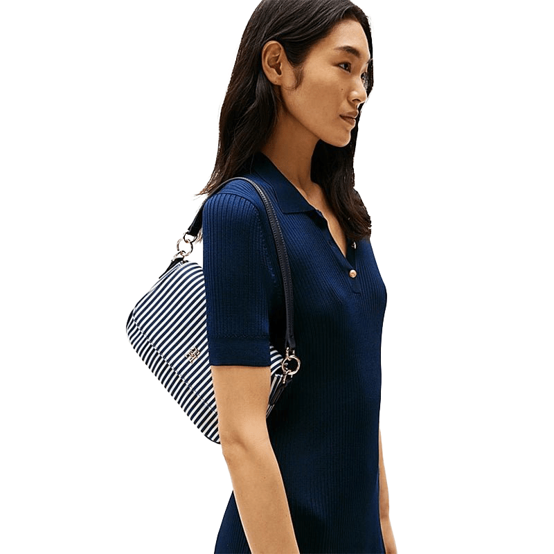 TOMMY HILFIGER Canvas Crossbody Shoulder Bag TB84 - Runner