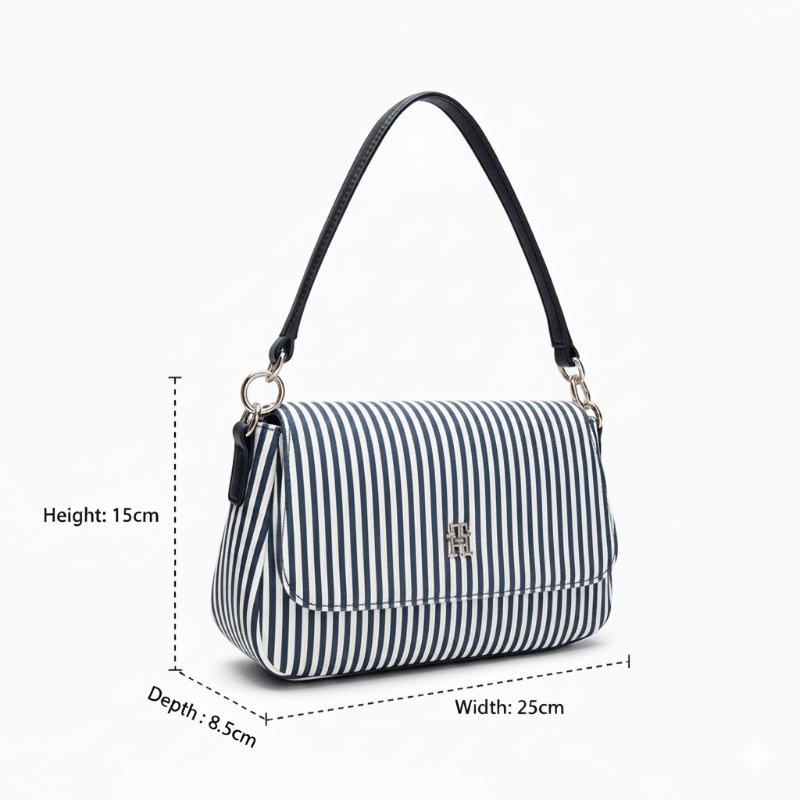 TOMMY HILFIGER Canvas Crossbody Shoulder Bag TB84 - Runner