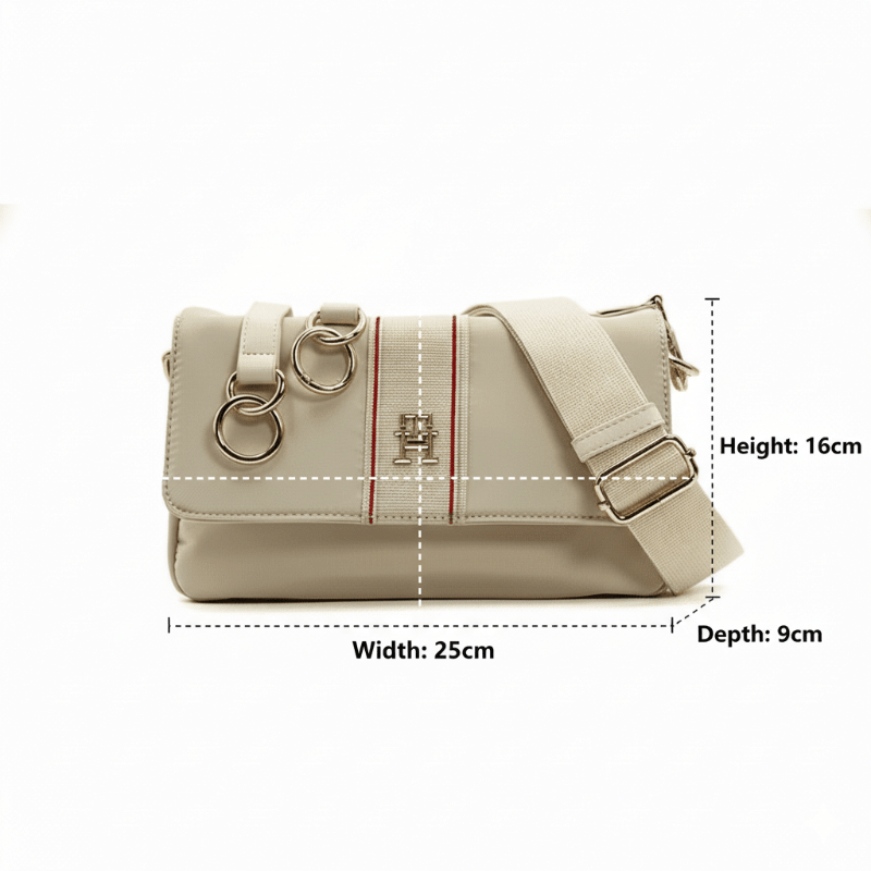 TOMMY HILFIGER Canvas Crossbody Shoulder Bag TB85 - Runner