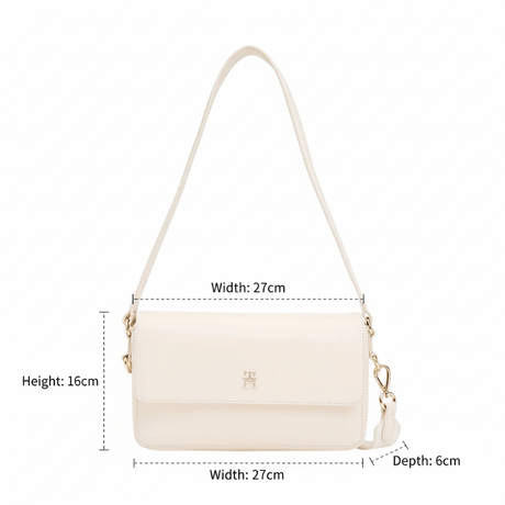 TOMMY HILFIGER Convertible crossbodytas met TH - monogram TB89 - Runner