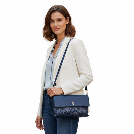 Tommy Hilfiger DISTINCT BAG MONO - BLU TB129 - Runner