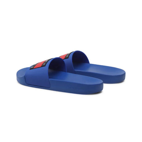 Tommy Hilfiger Essential Flag Badge Pool Slides - BLU SLM3 - Runner